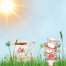Load image into Gallery viewer, "Sunday in the Park" - High Tea & Green Grass